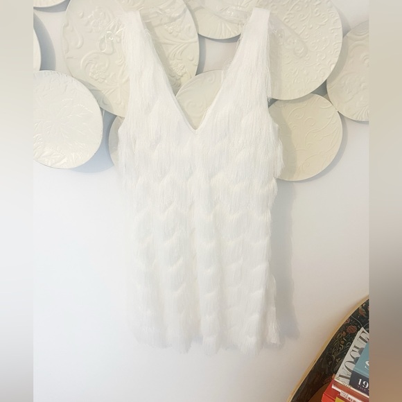 NWT Sz 8 & 12 Ramy Brook Xenia Fringe Dress - Picture 4 of 6